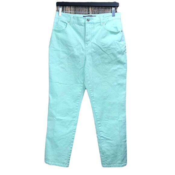 Gloria Vanderbilt Denim - Gloria Vanderbilt Denim Jeans ~ Sz 12 ~ Green ~ High Rise ~ 27" Inseam
